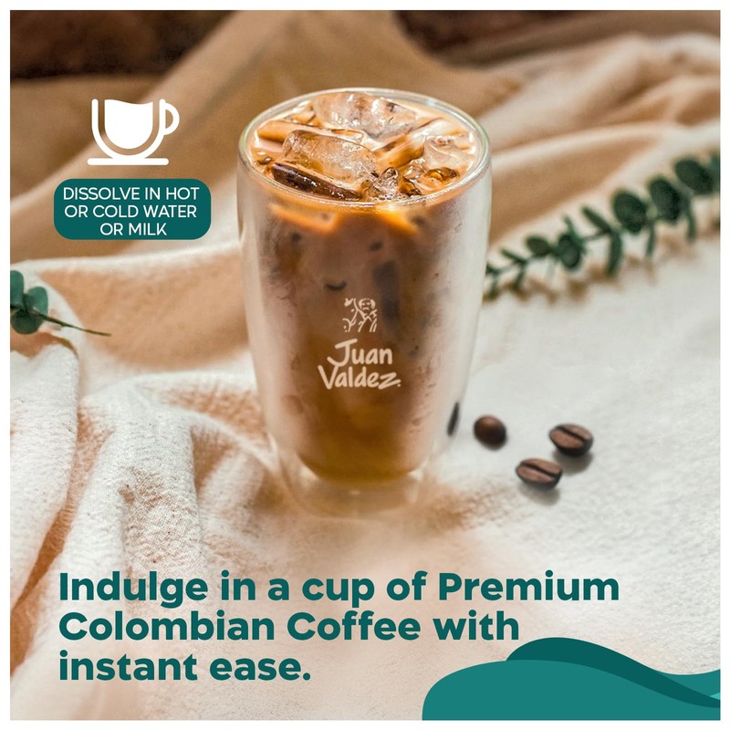 Juan Valdez Decaffeinated Freeze Dried Coffee | 100% Colombian Arabica