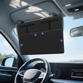 Auto Sonnenblende Verlängerung,Auto Visier Anti Blender,Frontscheibe-Sonnenschutz,Geeignet für Fahrer und Beifahrer (Schwarz)