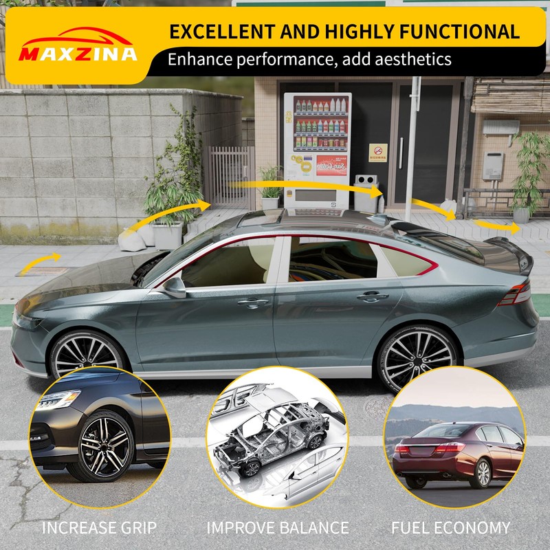 Maxzina Spoiler Wing Compatible with 2023-2025 Honda Accord Sedan Rear