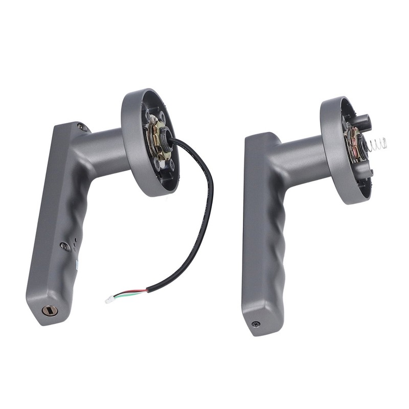 Smart Door Handle Fingerprint with 2 Key Fast Recognition Static