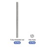 sourcing map 12 Pack M6 x 250mm Fully Threaded Rod