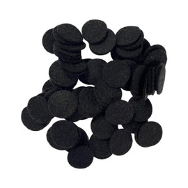 FabricLA Craft Felt Circles Black | Bulk Assortment | 1-Inch Diameter | Perfect for DIY Projects & Decorations 200 Pieces