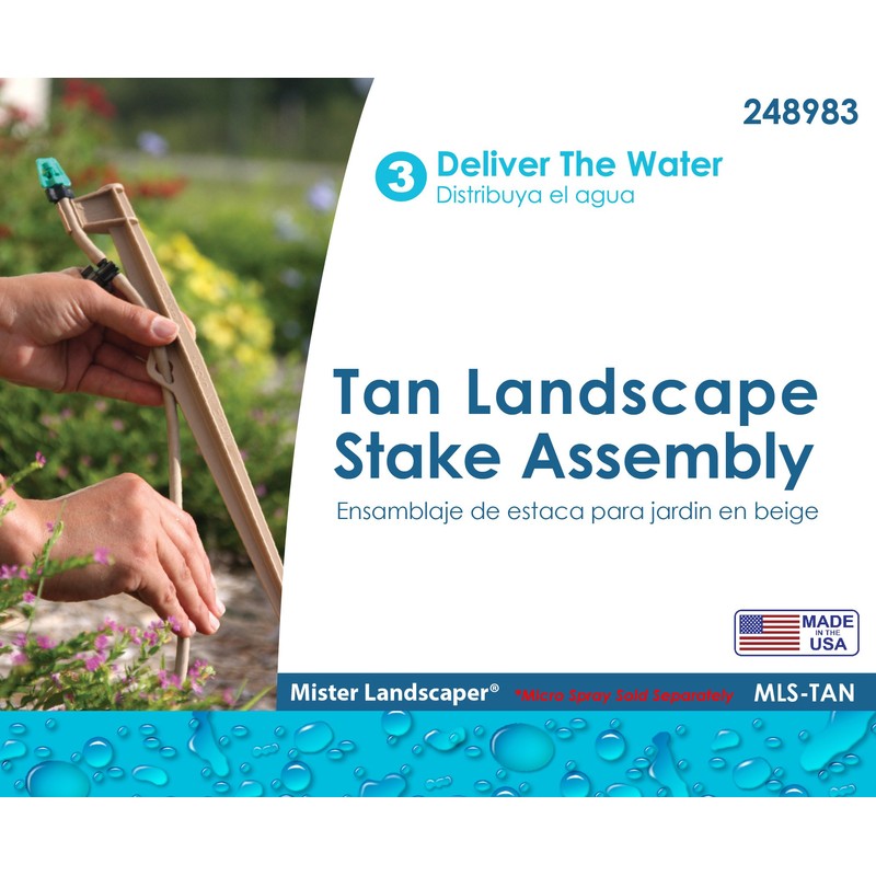 Mister Landscaper Tan Landscape Stake Assembly