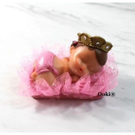 Unbranded 12 It's a Girl Baby Princess Figurine Recuerdos de Bautizo Party Favors Keepsake