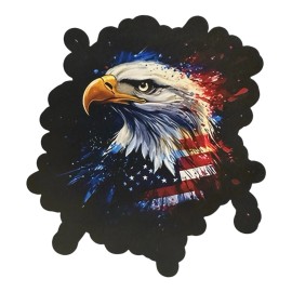 Unbranded United States America USA Flag Bald Eagle Patriotic 6” LARGE VinylStickerDe