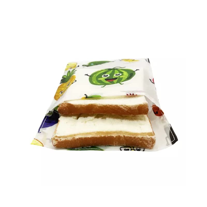 Natural Beeswax Food Pocket Sandwich Reusable Eco Friendly Washable -Natural