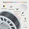 NevsBye Silk PLA 3D Printer Filament, Black PLA Filament 1.75mm,