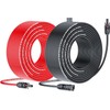 JXMXRPV Solar Cable Extension 20Ft 10AWG, Solar Wire with Tool-Free