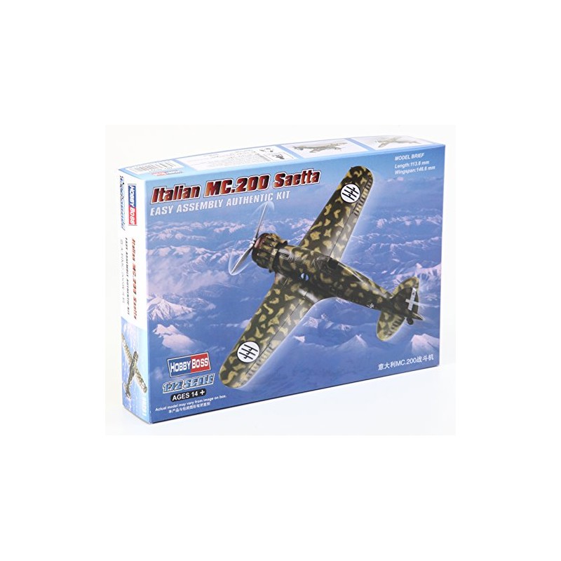 Hobby Boss Italian MC.200 Saetta Easy Assembly Kit