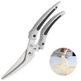 Poultry Shears, Poultry Shears, Test Winner, Kitchen Scissors, Meat Scissors, Poultry Scissors, Stainless Steel Meat Scissors, for Meat, Chicken, Fish, Vegetables