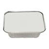 PRECIOUS LONDON Aluminium Foil Food Containers with Lids, 50 Pack,