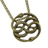 Auryn - Collar con colgante en tono dorado (inspirado en