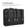 ProCase 프로케이스 전술 관리자 몰 파우치, 밀리터리 MOLLE 파우치 수평