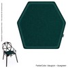 Eco felt cushion suitable for Magis Chair One – underside