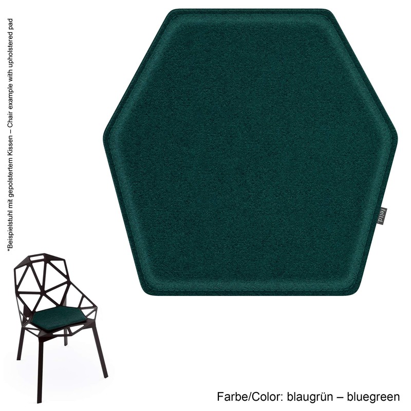Eco felt cushion suitable for Magis Chair One – underside