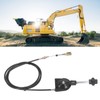 Excavator Throttle Control Cable Replacement 2.5 Meter Manual Flexible Throttle