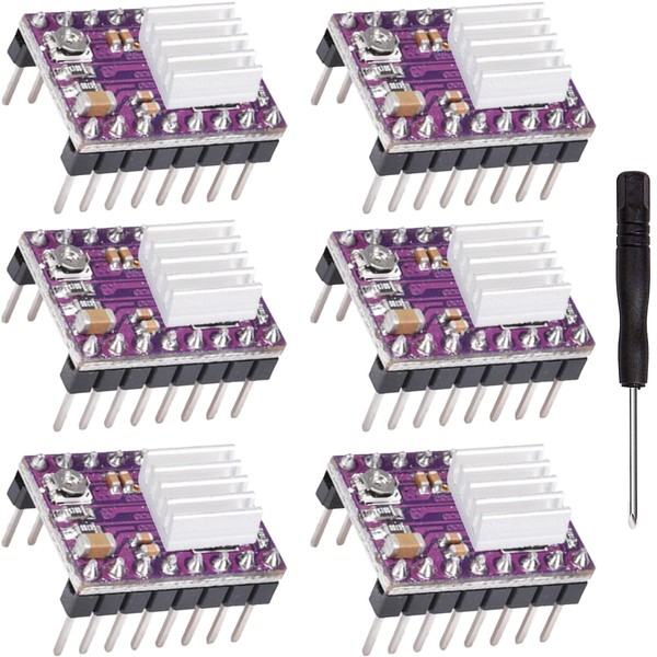 Youmile 6 pcs DRV8825 Stepper Motor Driver Module Adjustable Driver