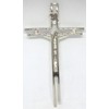 GTBITALY 10.588.10 Cross with Christ and Wall Sign Silver Size