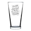 I'm Not Weird Limited Edition Pint Glass, Hand Engraved 16oz