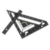 SHINEOFI 1 Set Rafter Square Woodworking Tool Precise Measuring Ruler