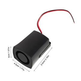 CHILDWEET Truck Back Up Alarm Siren Vehicle Reverse Warning System Easy Installation Sound Compatible with Various Vehicles for Enhanced Safety