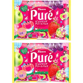 Japanese Gummy Candy Pure Gummy Ring Assortment Pack 4.09oz(116g) Set Of 2