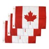 Canada 3PCS Boat Flags Boating Sailing National Small Flag Banner