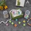 ANNASAMDO Pack of 40 Storage Boxes with Lid, Small, Plastic