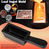 25 oz Troy Ounce Gold Bar Loaf Cast Iron Ingot