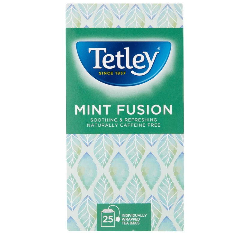 Fresh Mint String & Tag Envelopes 25 Teabags