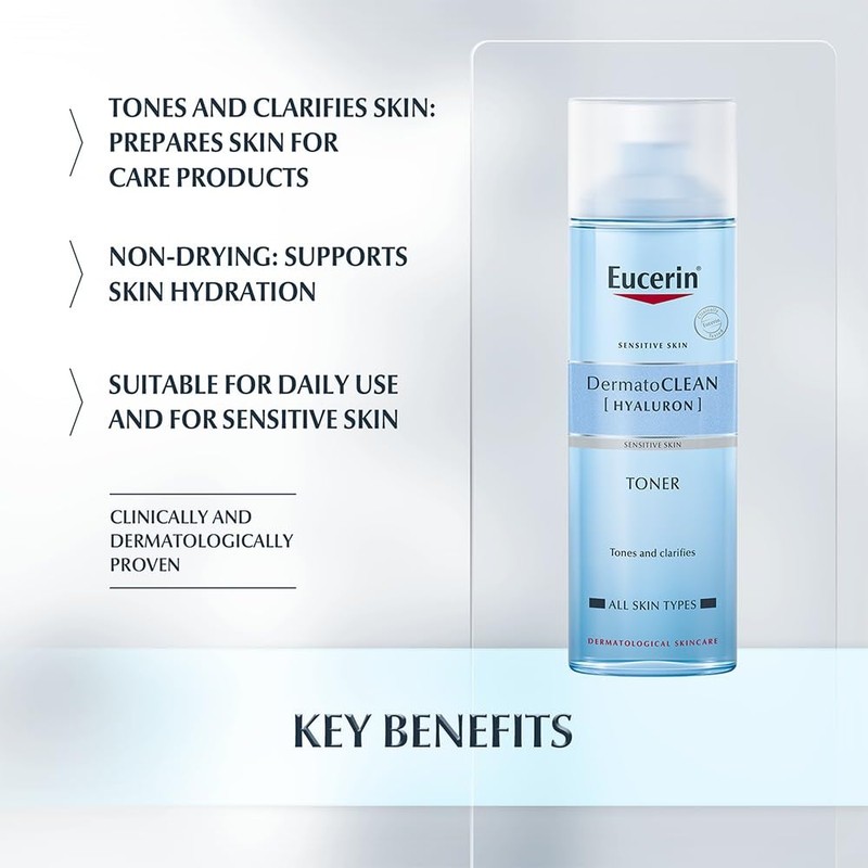 Eucerin DermatoCLEAN [Hyaluron] Tonic Lotion 200ml