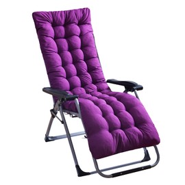 iMounTEK Lounge Chair Cushions 67x22x4 inches Sofa Mat Padding Chaise Lounger Cushion Recliner Rocking Chair Pad Chair Cushion, Zero Gravity Chair Cushion for Indoor Outdoor Furniture(Pro Purple)