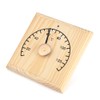 0~140℃ Wooden Thermometer Temperature Display for Sauna Room Wall Mounted