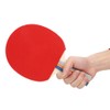 2PCS Table Tennis Rackets Inverted Rubber Paddles with 3 Ping