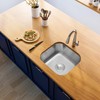 MONSINTA Bar Sink, 16" x 15" x 8" Undermount Kitchen