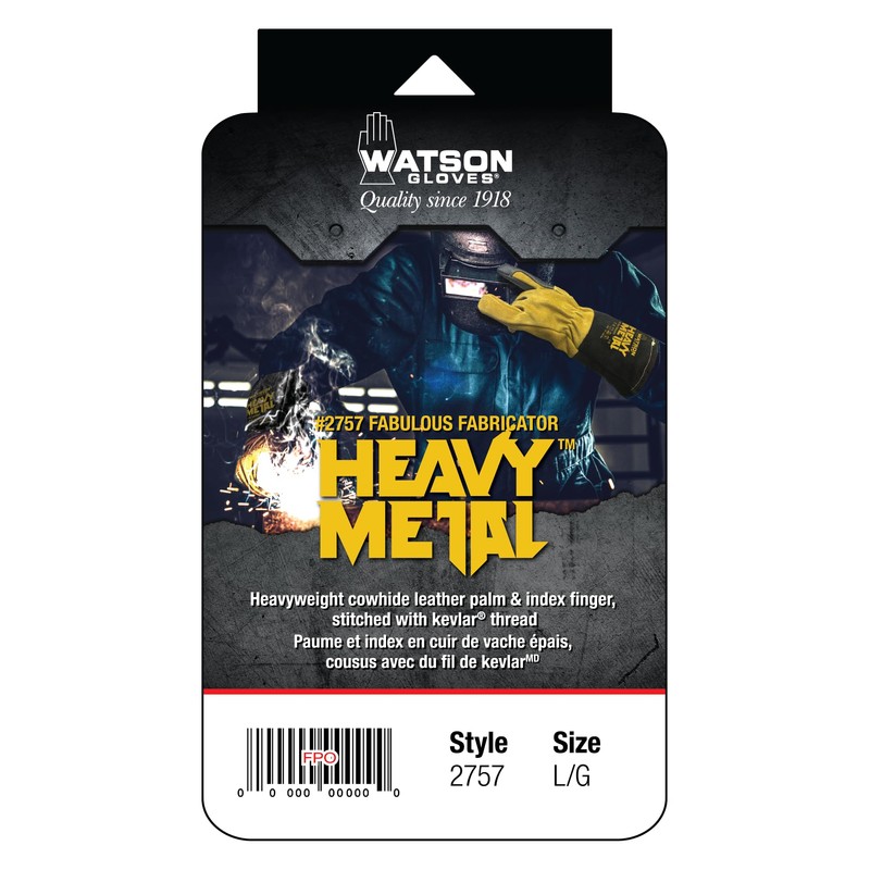 Watson 2757 Fabulous Fabricator Welding Gloves (Large)