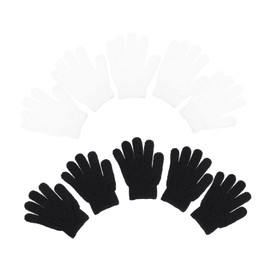 VICASKY 10Pcs Bath Exfoliating Gloves Set Practical Shower Mitts for Body Skin Cleaning Lightweight Design for Scrubbing for Neck Shoulders and Feet