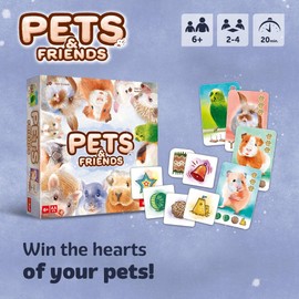Trefl - Pets & Friends – Family Card Game, Pets, Family Game for Animal Lovers, Full of Plot Twists, for Adults and Children Aged 6 and Over