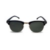 Semi-Rimless Sunglasses, Classic Style, UV400 Protection, with Case