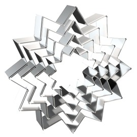 Sunflower Cookie Cutter Set Large - 5 Inch, 4 Inch, 3 Inch, 2 Inch - Sun Cookie Cutters Shapes Molds - Stainless Steel
