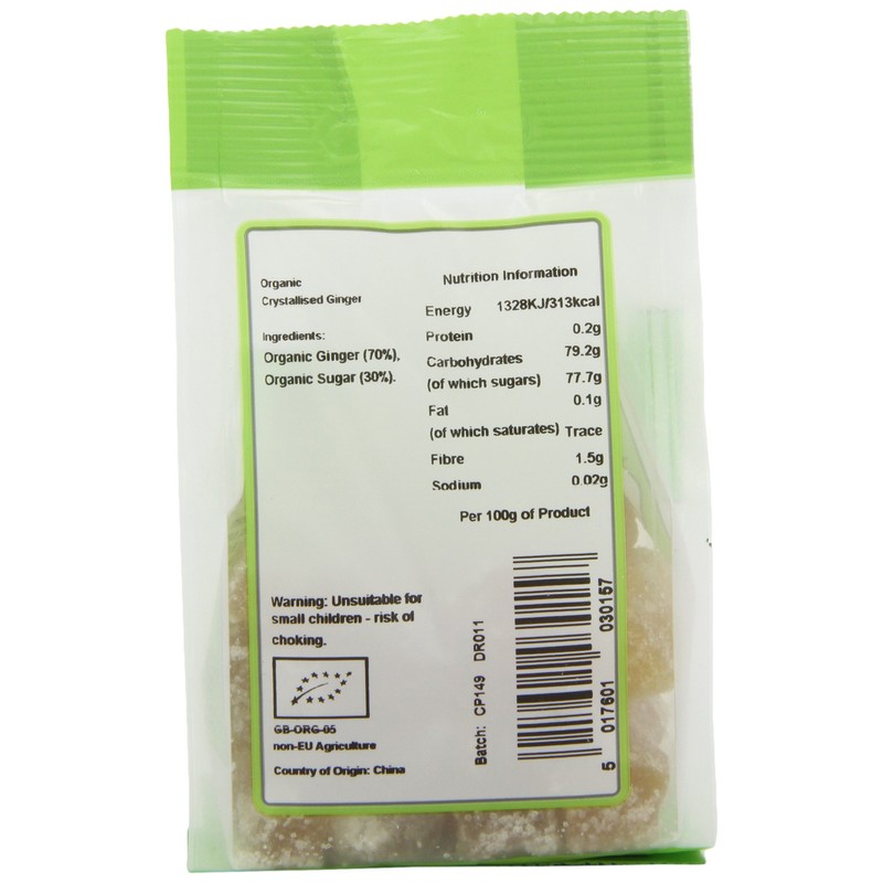 Suma Organic Ginger 125 g (Pack of 6)