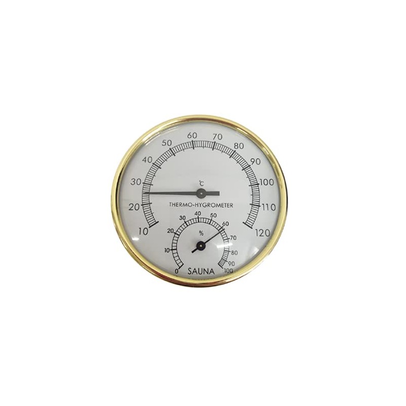 LW SPORT Sauna Thermometer/Hygrometer, for Baths, Hot Springs, Sauna Room,