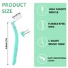 10 Pcs Angle Interdental Brushes, Angled Dental Brush for Teeth
