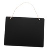 ROSENICE Black Board Hanging Wood Chalkboard for Both Sides