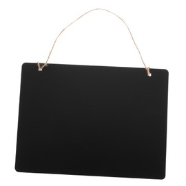 ROSENICE Black Board Hanging Wood Chalkboard for Both Sides