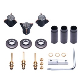 SENTO Bathtub and Shower 3 Handle Tub Trim Set For Sayco Faucets Bathtub Shower, 9B-3H, 9B-3C, 9B-5D, Easy Installation, Heavy Duty Metal, Oil Rubbed Bronze