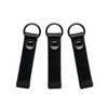 Tochigi Leather Zipper Pulls, Set of 3, Simple Type, Cowhide