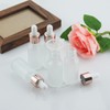 Wwolife 10 PCS 2/3oz (20ml) White Frosted Glass Dropper Bottles