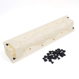 60cm Plastic Balustrade Mold Roman Column Concrete Mold Set of 1, DIY Concrete Plaster Cement Casting Mould Kit Balcony Garden Pool Fence Cement Railing Mold for Walkways and Any Decorative Area