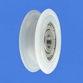 ZAB-S C52/10LL Profile Plastic Roller with Ball Bearing for Rope Polyamide Diameter 29 - Diameter 60 Wheels (C52/10LL)